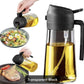 Kitchen Glass Oil Sprayer Bottle | 2‑in‑1 Olive Oil Dispenser |